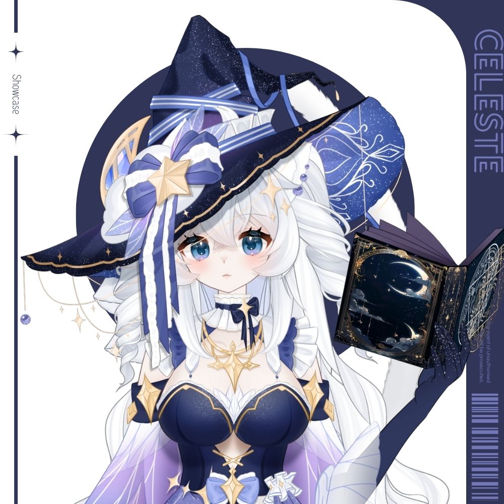 Cyblens | Digital - Live2D Premade VTuber Model Celeste