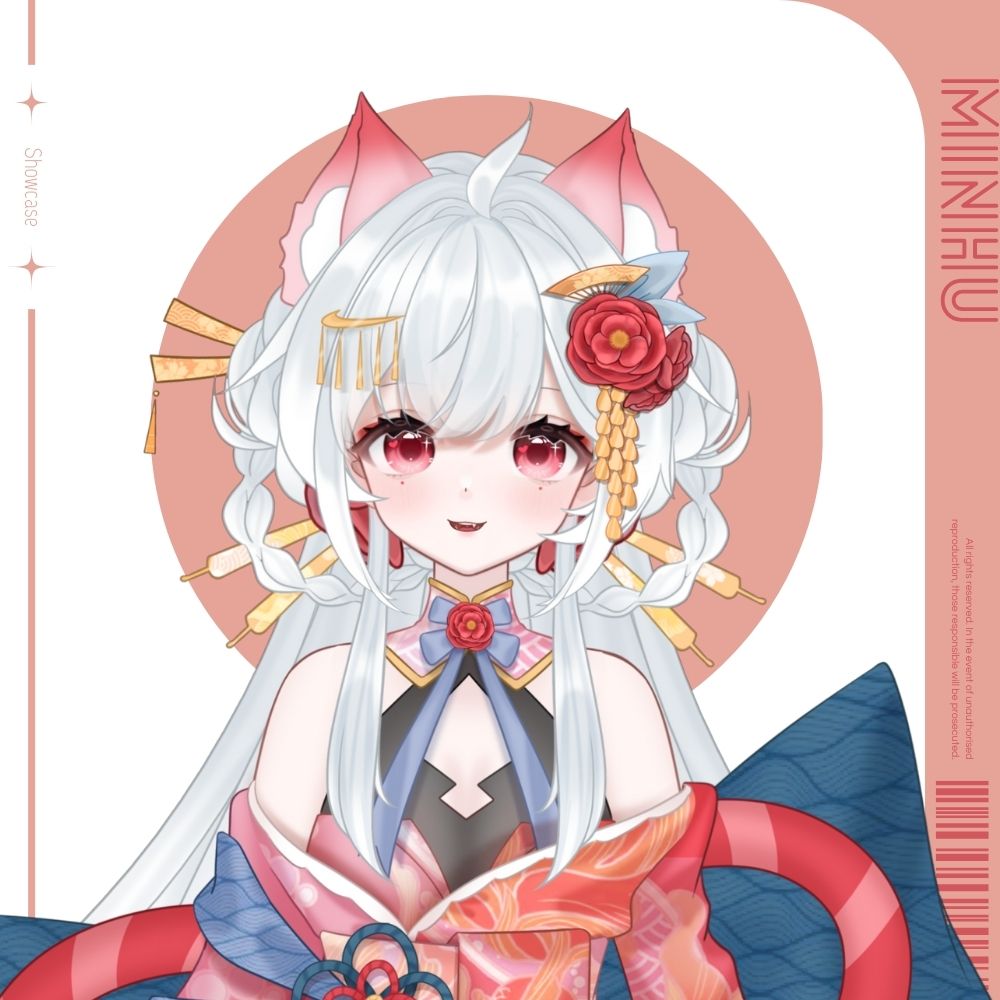 Cyblens | Digital - Live2D Premade VTuber Model Minhu