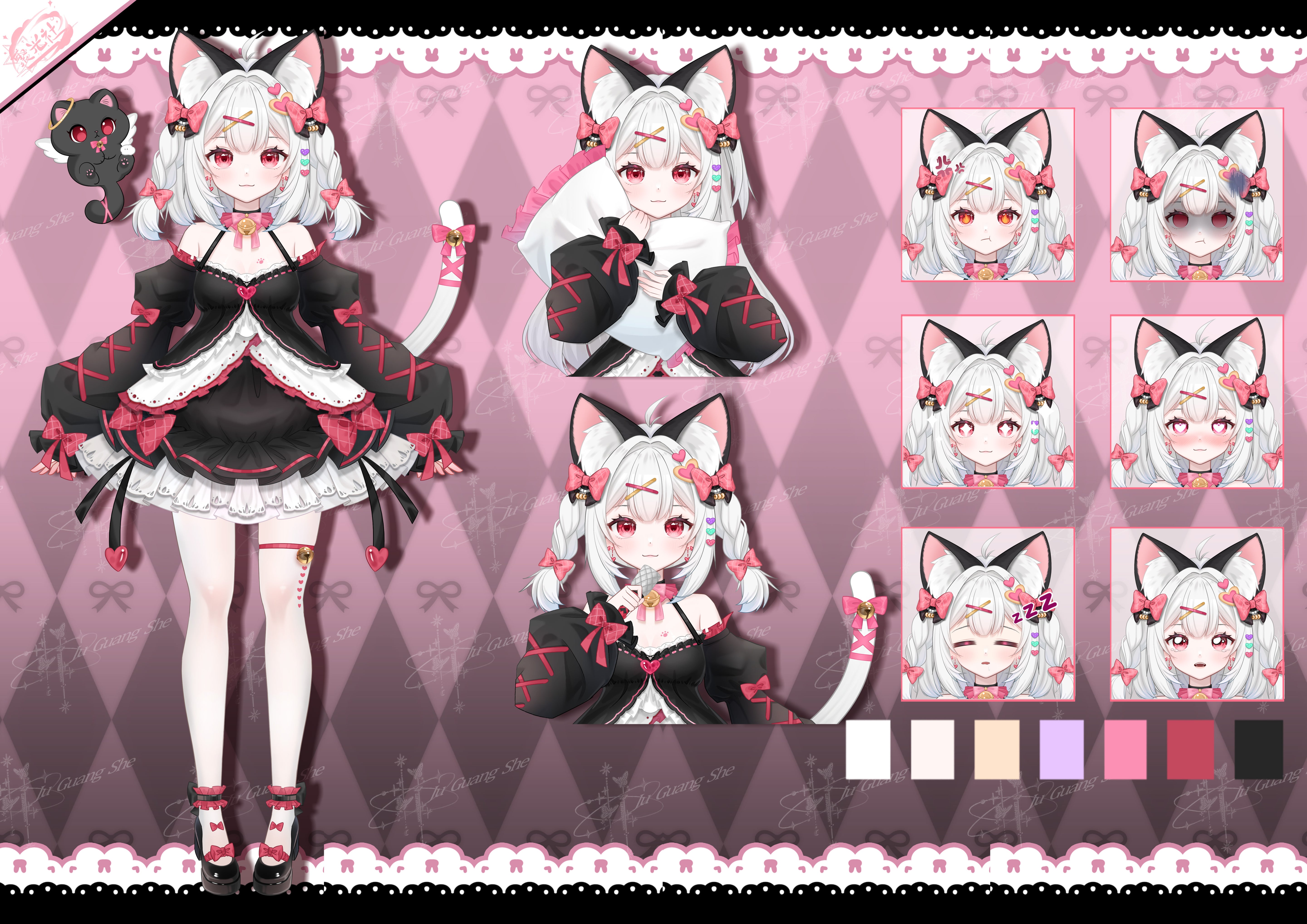 Cyblens | Digital - Live2D Premade VTuber Model Luna