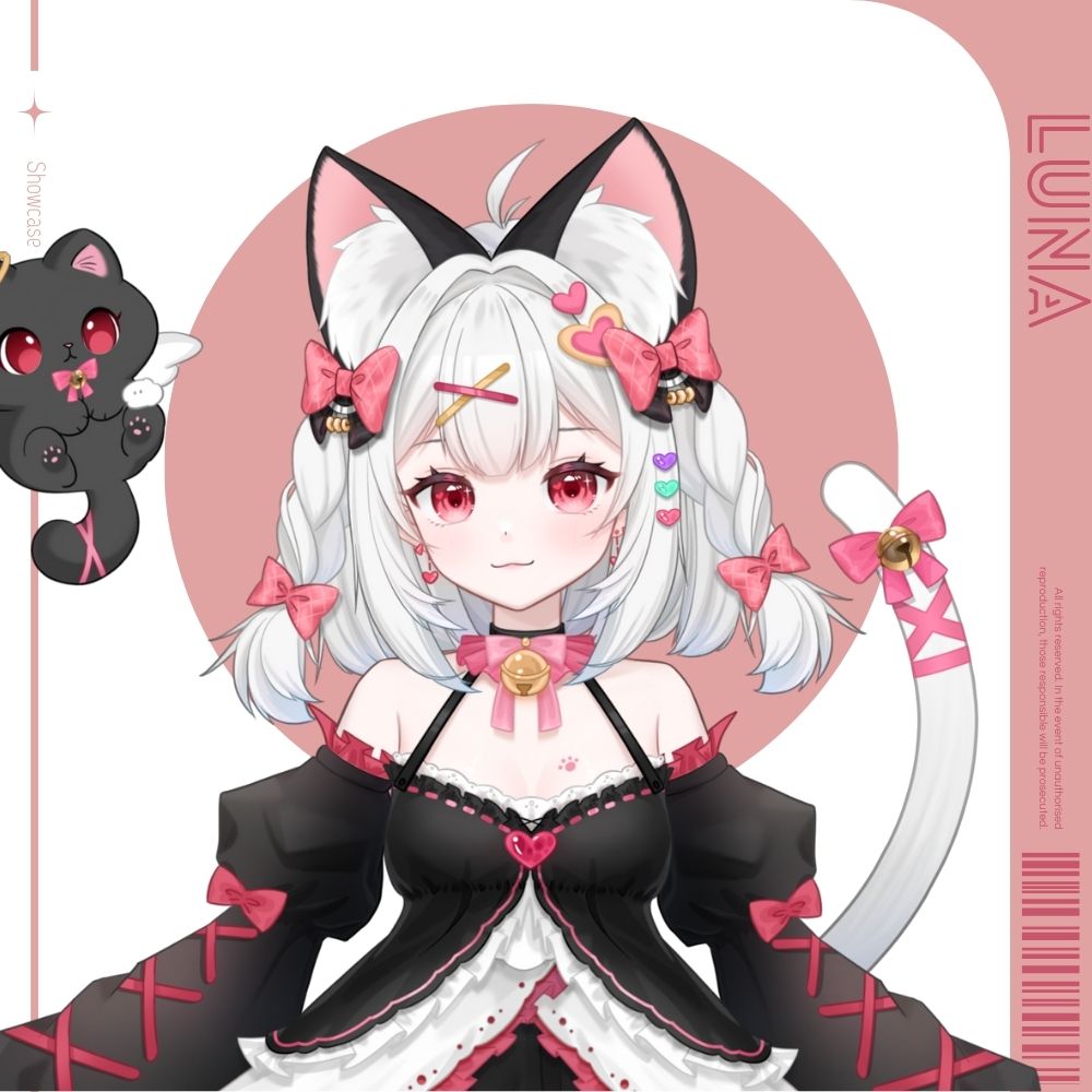 Cyblens | Digital - Live2D Premade VTuber Model Luna
