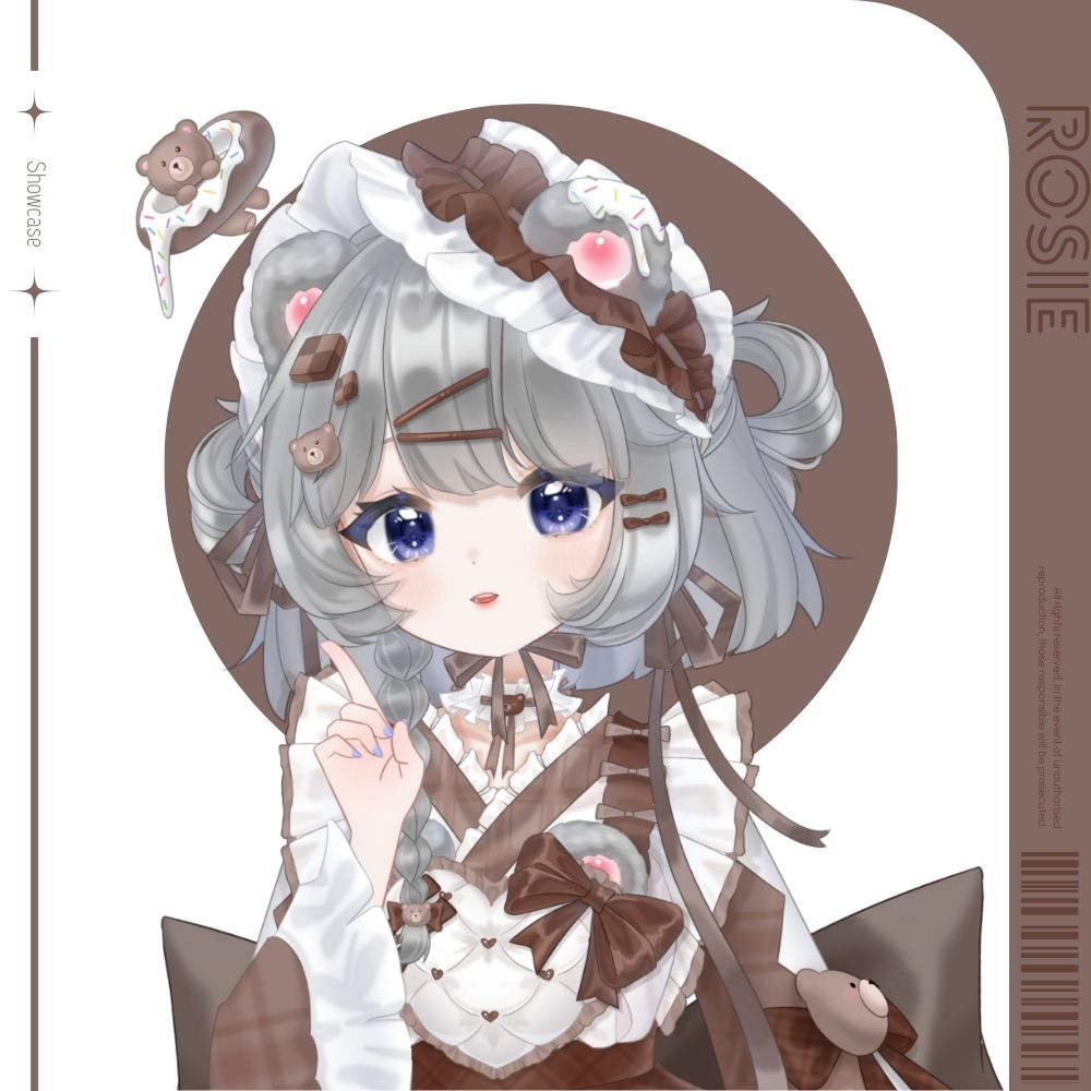 Cyblens | Digital - Live2D Premade VTuber Model Rosie