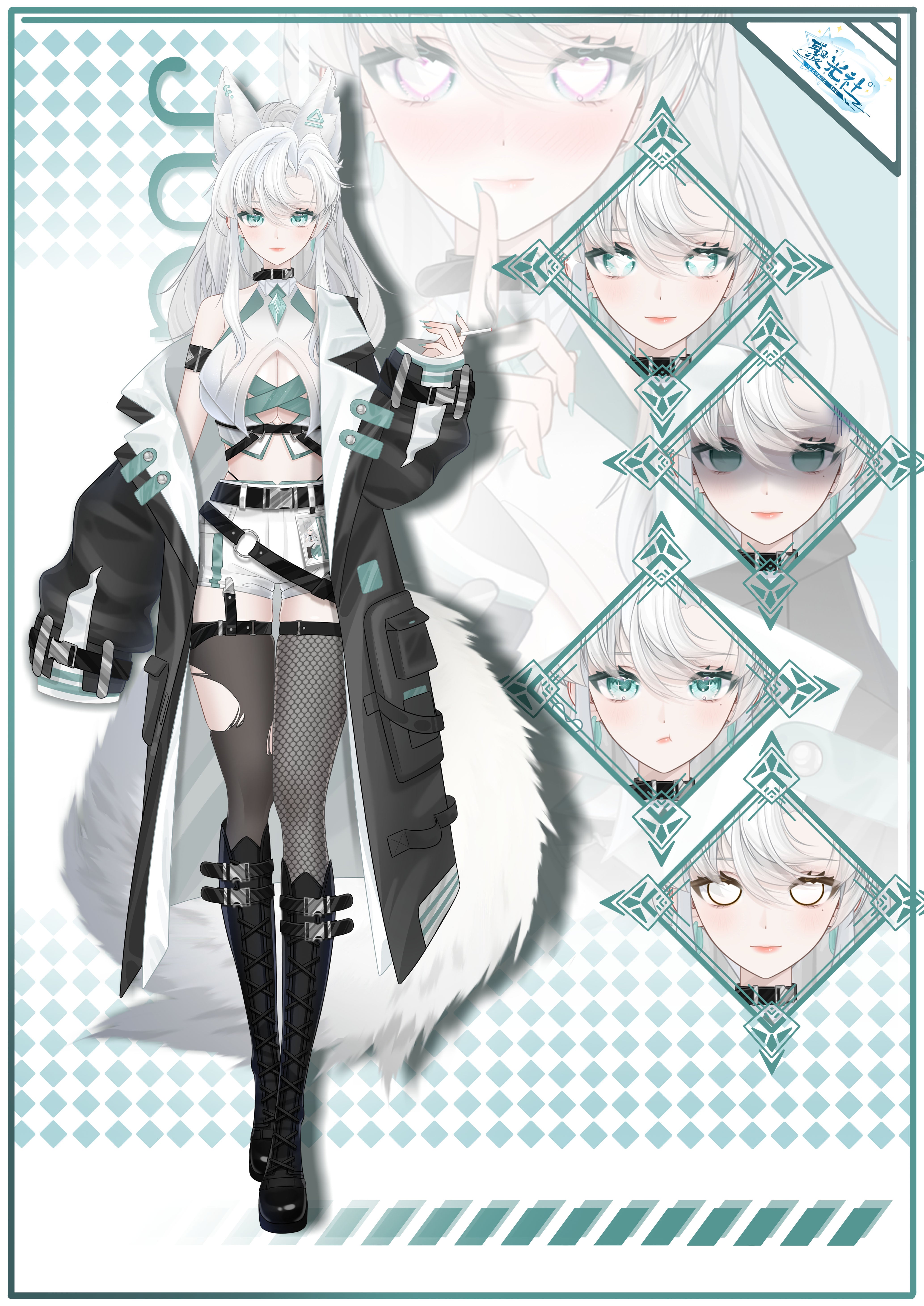 Cyblens | Digital - Live2D Premade VTuber Model Baibai