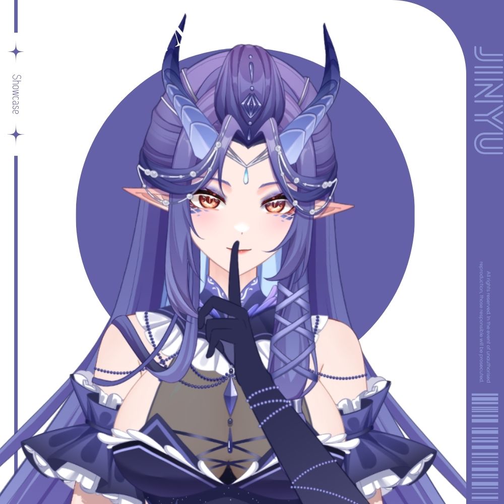 Cyblens | Digital - Live2D Premade VTuber Model Jinyu