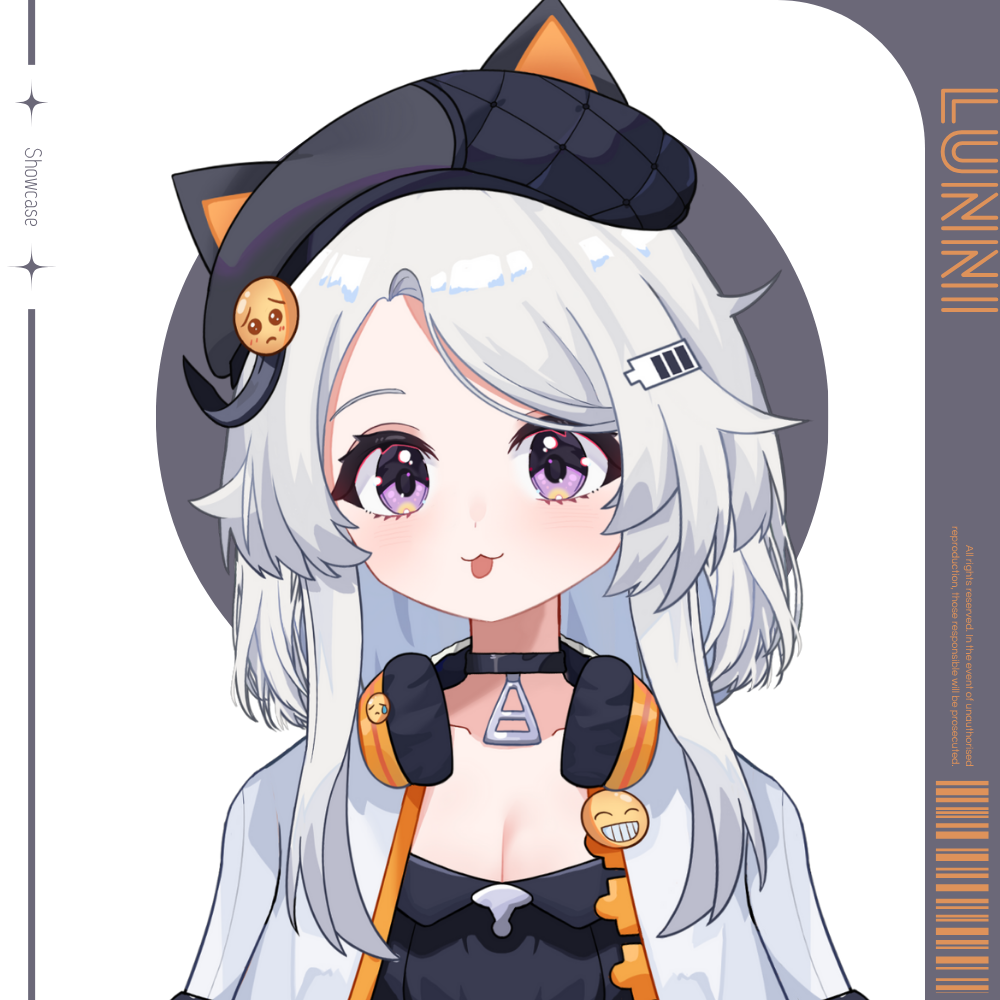 Cyblens | Digital - Live2D Premade VTuber Model Lunni