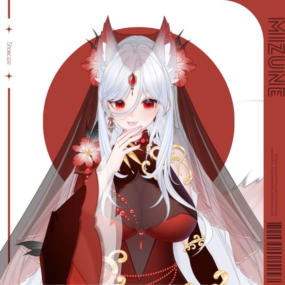 Cyblens | Digital - Live2D Premade VTuber Model Mizune