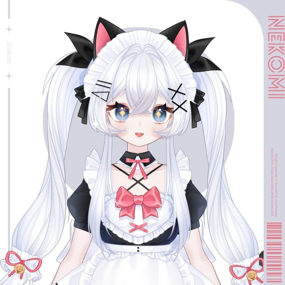 Cyblens | Digital - Live2D Premade VTuber Model Nekomi