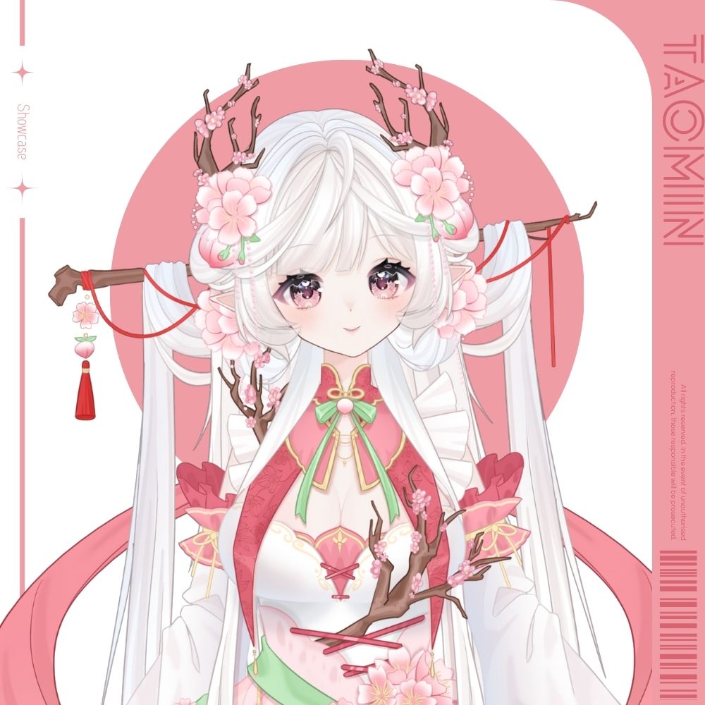 Cyblens | Digital - Live2D Premade VTuber Model Taomin