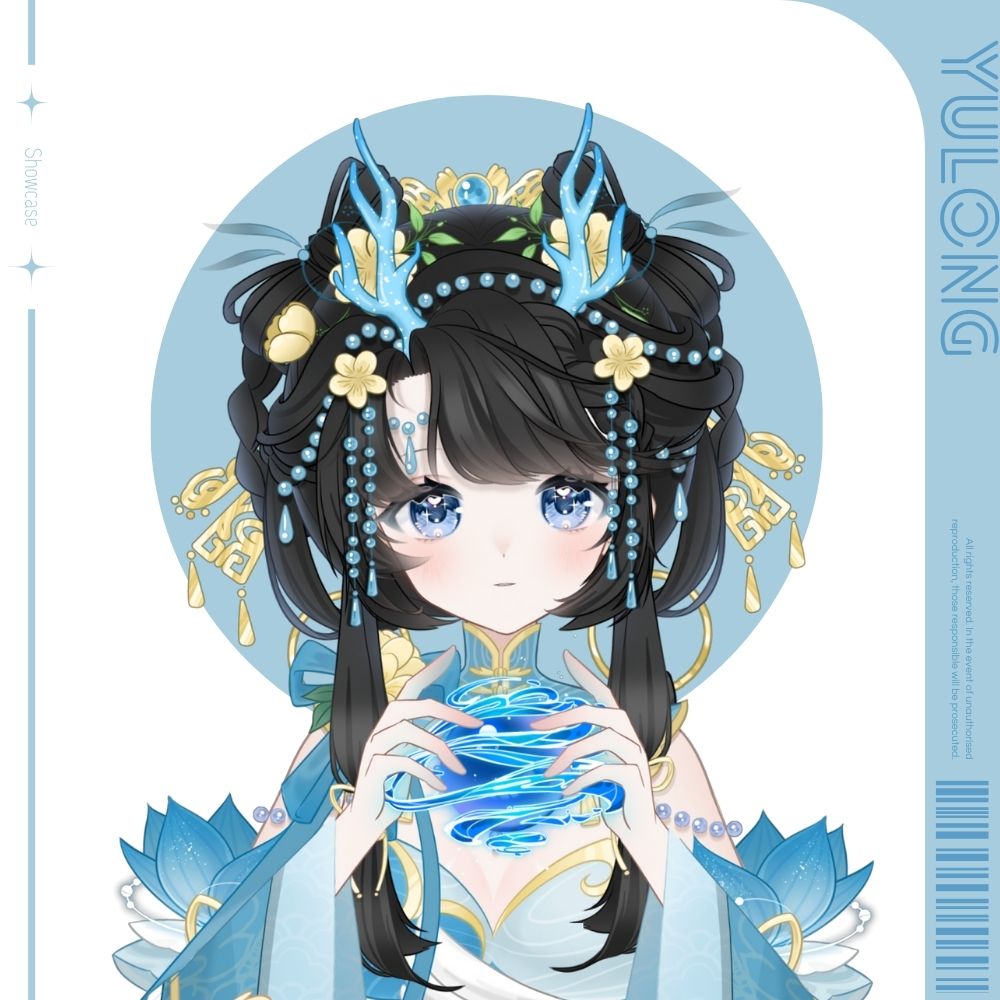 Cyblens | Digital - Live2D Premade VTuber Model Yulong
