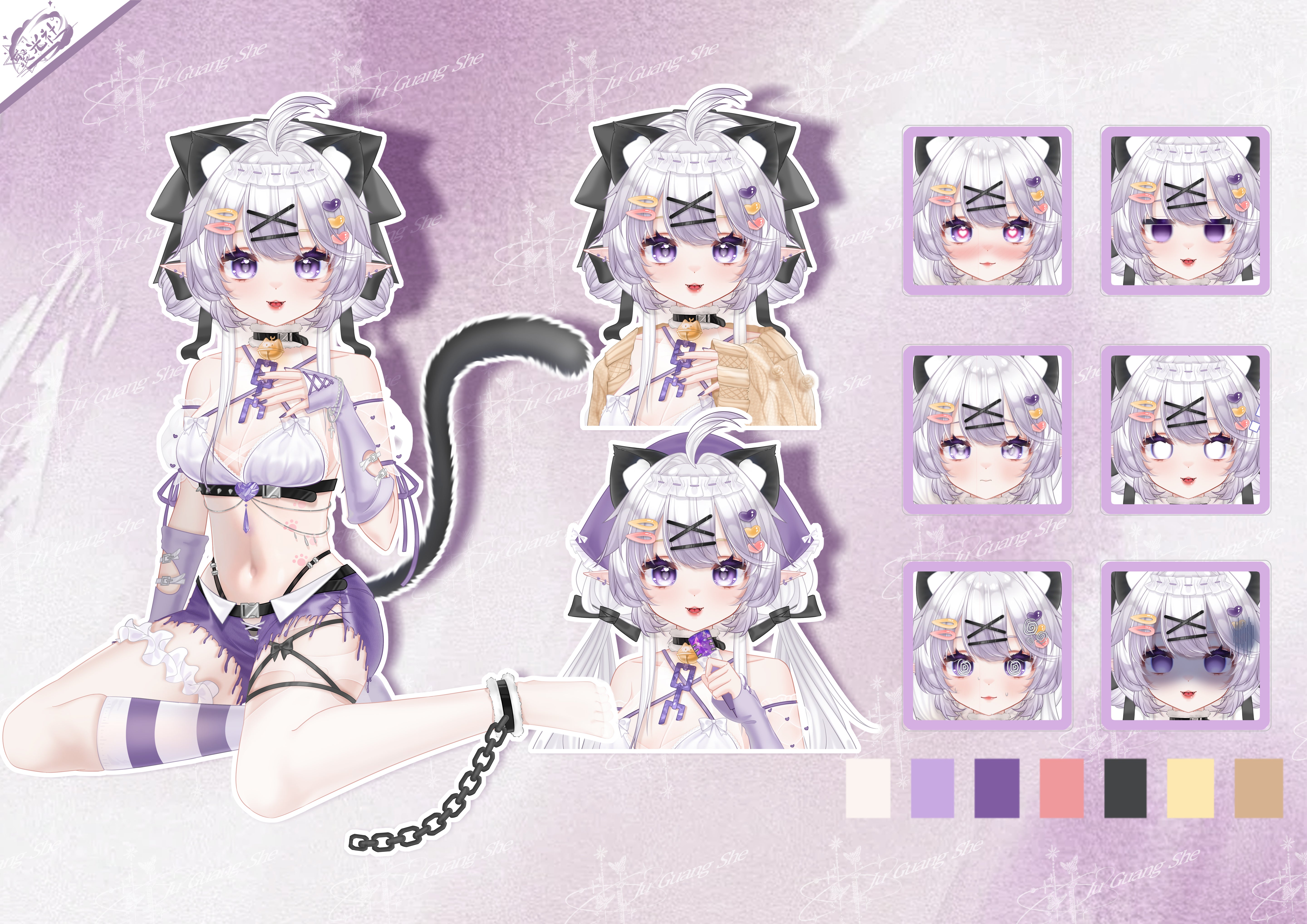 Cyblens | Digital - Live2D Premade VTuber Model Joyce